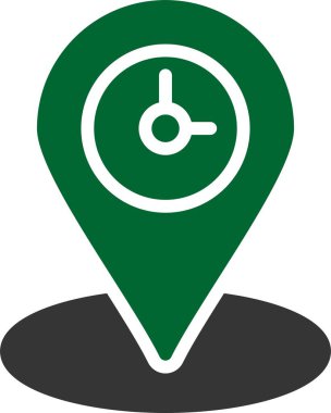 GPS işaretçisi. Web simgesi