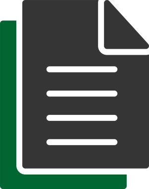 Vektör belgesi Simge illüstrasyonu