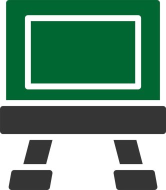 Bilgisayar ekranı. Web simgesi basit illüstrasyon