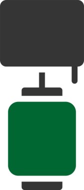 tost makinesi simgesi, basit vektör illüstrasyonu