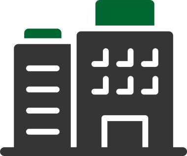 Depo teslim paketi simgesi katı biçimde