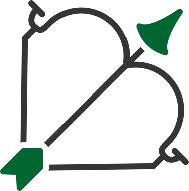 Kalp. Web simgesi basit illüstrasyon