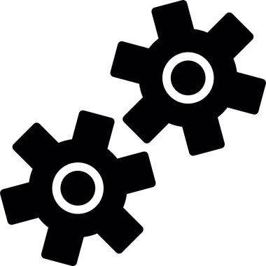 Teçhizat Web simgesi basit illüstrasyon