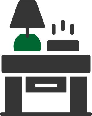 Mobilya. Web simgesi basit illüstrasyon