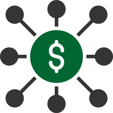 Ağ paylaşımı vektör simgesi