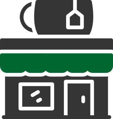 Kahve makinesi. Web simgesi