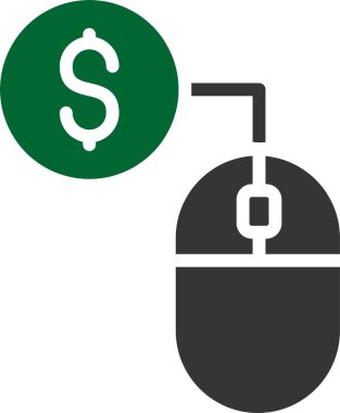 Dolar. Web simgesi basit tasarım