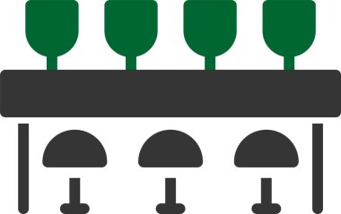 Golf topları ikon vektör illüstrasyonu