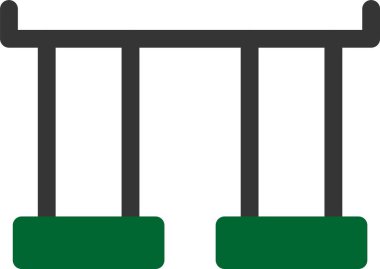 Çit simgesi vektörü. düz resimleme.