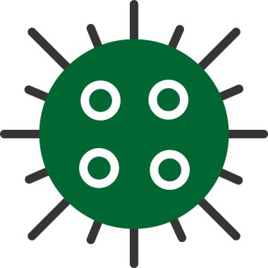 Virüs ikonu vektör illüstrasyonu