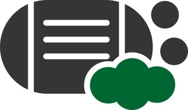 Bir bitkinin vektör illüstrasyonu