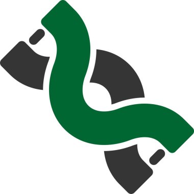 Yılan. Web simgesi basit illüstrasyon