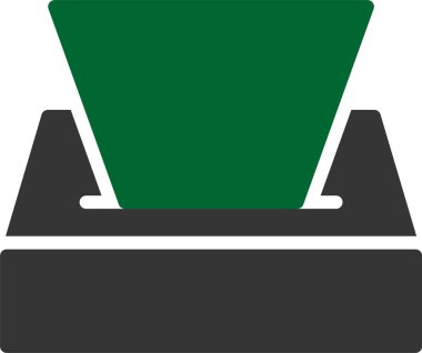 Projeniz için yeşil vektör simgesi