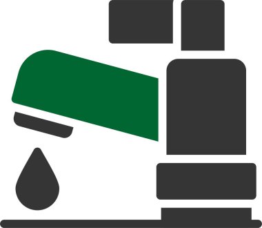 Su musluğu. Web simgesi