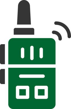 Radyo simgesi, vektör illüstrasyonu