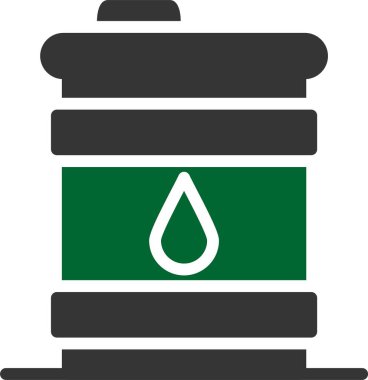 vektör yağ varili sembolü