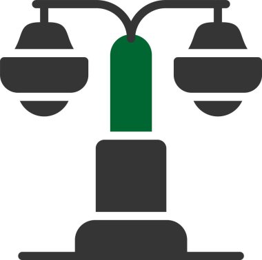 Ampul ampul simgesi ana hat biçiminde