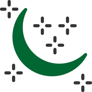 Yeni Ay Simgesi, Vektör İllüstrasyonu