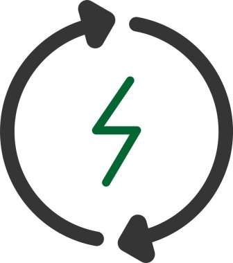 enerji kutsal kişilerin resmi, vektör çizim