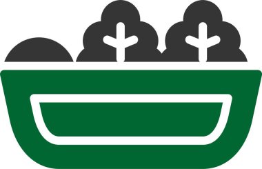 Taze İçindekiler Simgesi, Vektör İllüstrasyonu