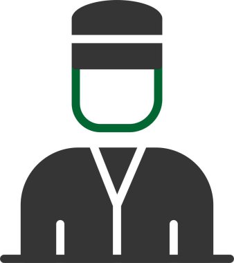 Kapıcı Simgesi, Vektör İllüstrasyonu