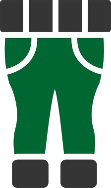 Leggings Simgesi, Vektör İllüstrasyonu