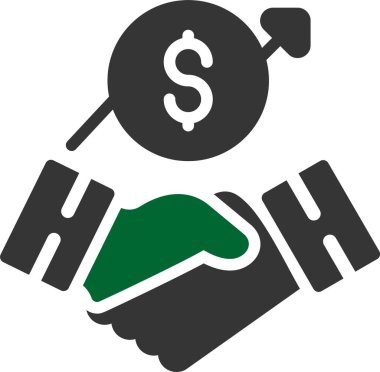 Hissedarlar Simgesi, Vektör İllüstrasyonu