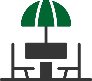 Gıda Tablosu Simgesi, Vektör İllüstrasyonu