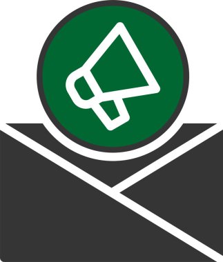 e- posta pazarlama simgesi, vektör illüstrasyonu