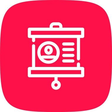 vektör lcd simgesi illüstrasyonu