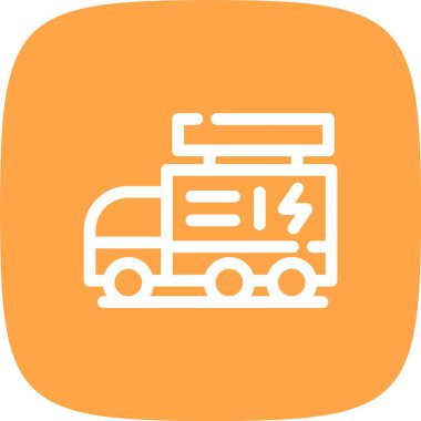 vektör kamyonu simgesi