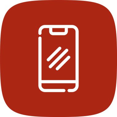 Vektör akıllı telefon simgesi illüstrasyonu