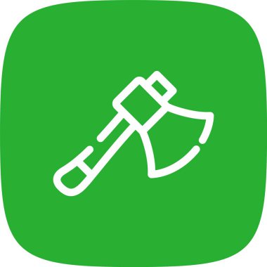 balta ve kürek vektör ikonu tasarımı