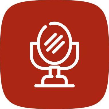 vektör mikrofon simgesi