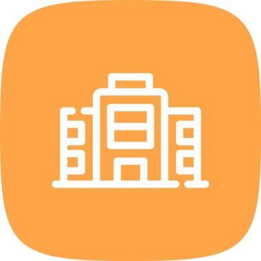 eşsiz yapı çizgisi vektör simgesi