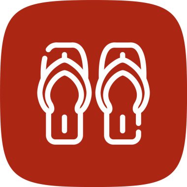 iki ayakkabı simgesi kırmızı vektörü