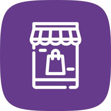 Sepet vektör simgesi olan alışveriş arabası