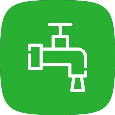 vektör musluk simgesi simgesi