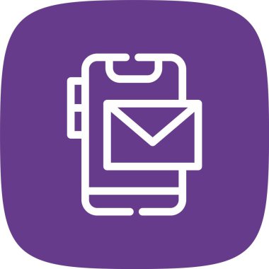 Kişisel ve ticari kullanım için posta vektör simgesi simgesi vektör çizimi..