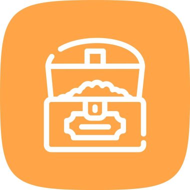 Güzel Alışveriş çantası vektör satırı simgesi