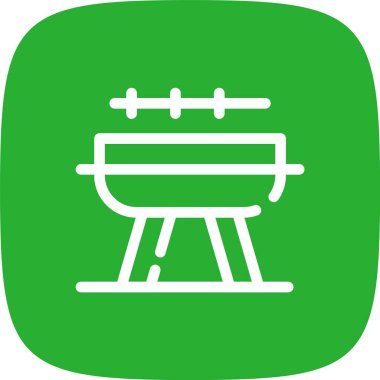 Izgara ikonu vektör illüstrasyonu