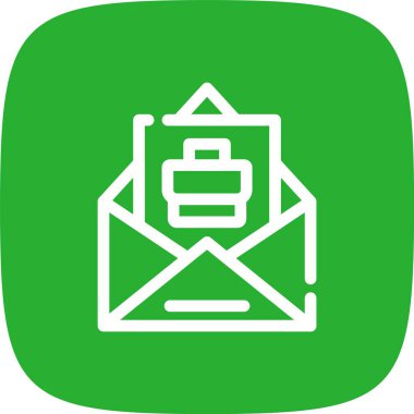 vektör posta simgesi illüstrasyonu