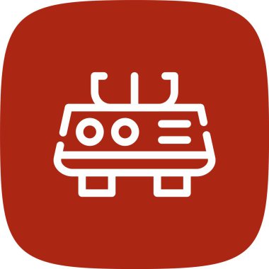 Vektör benzin istasyonu çizim