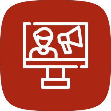 Modern simgenin vektör illüstrasyonu