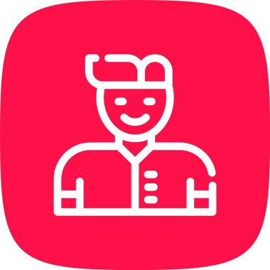 İnsan simgesinin vektör illüstrasyonu