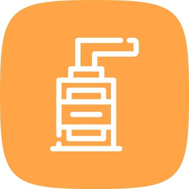 vektör Benzin İstasyonu Ico