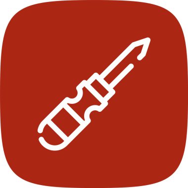 Benzersiz tornavida vektör simgesi