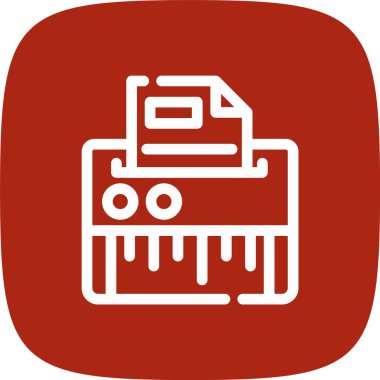 Güzel ATM Satır Vektörü Simgesi