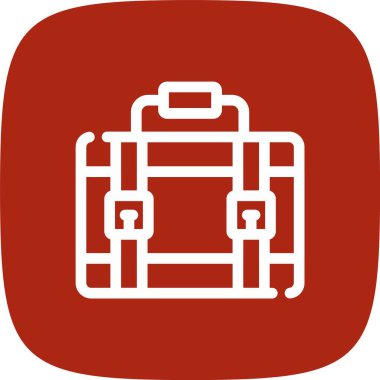 Evrak Çantası'nı simgesi. Evrak Çantası'nı vektör simgesi web için basit örnek