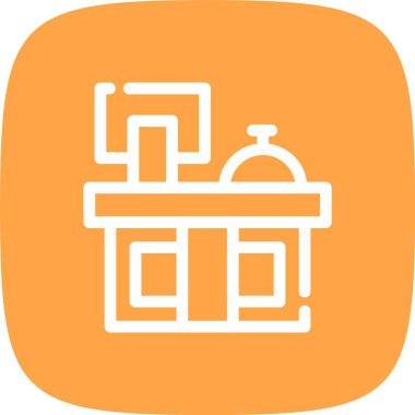 güzel kutu vektör çizgisi simgesi